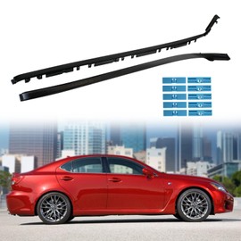 75551-53020 Front Windshield Moulding Kit Compatible with Lexus IS250 IS350 2008 2009 2010 2011 2012 2013 Replaces 75552-53020 75545-53011 Driver & Passenger Side (2PCS)