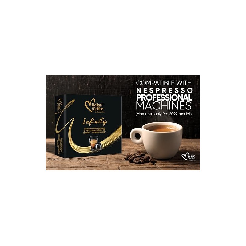 Italian Coffee for Espresso Lovers pods compatible with PRO Professional