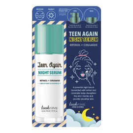 Sérum Facial Noche Teen Again Retinol Ceramida 25ml Piel Mixta