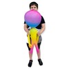 Zugar Land 36" Alien INFLATE (Vinyl) Galaxy/Rainbow/Tie Dye. Inflatable Large