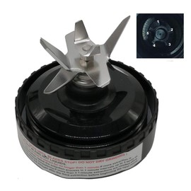 Replacement Pro Extractor Blades and 16-Ounce (16 oz.) Cup with Sip & Seal Lid Fit for Nutri NINJA FIT 700 Watt Blender QB3000 / QB3001SS 30/QB3003REF/QB3004/QB3005/(3, 16oz cup with lid +blade)