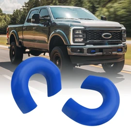 TECHPICCO Tow Hooks Covers for Ford Super Duty F250 F350 F450 2017-2026 Compatible with Ford Super Duty F250 F350 F450 Accessories 2017-2026 (Blue)