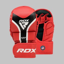 RDX GRAPPLING GLOVES SHOOTER AURA PLUS T-17 (Red, XL)