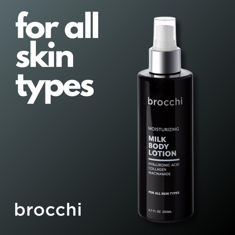 Cortex International Brocchi Milk Body Lotion – Hydrating, Quick Absorption,