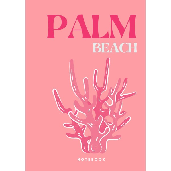 Palm Beach NOTEBOOK: : Pink and Coral Coffee table style