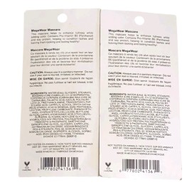 wet n wild 2Pcs Wet n Wild Megawear Enhance & Define Full Healthy Lashes Mascara Very Black