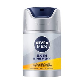 NIVEA MEN Skin Energy Feuchtigkeitsspendende Gesichtscreme im 3er Pack (3 x 50 ml), vitalisierende Gesichtscreme für Herren, energetisierende Gesichtscreme, angereichert mit 100% natürlichem Koffein