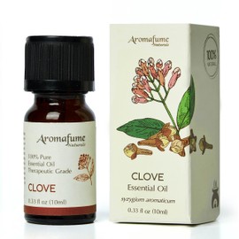 AROMAFUME Clove Essential Oil - 100% Natural, Therapeutic Grade Essential Oils - Pure, Spicy Aromatherapy Oil for Home Diffusers - Gifts for Her - 10ml