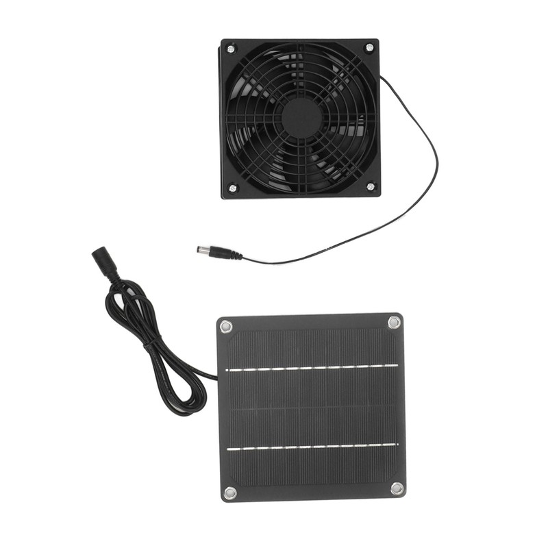 Solar Panel Fan Kit Monocrystalline Silicon 2200RPM Solar Exhaust Fan