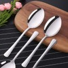SUNSENGEUR 12-Piece Stainless Steel Dinner Spoons, Stainless Steel Dinner Spoons