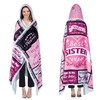 Soft Wearable Blanket Hoodie for Sister, Best Sister Ever Gifts,