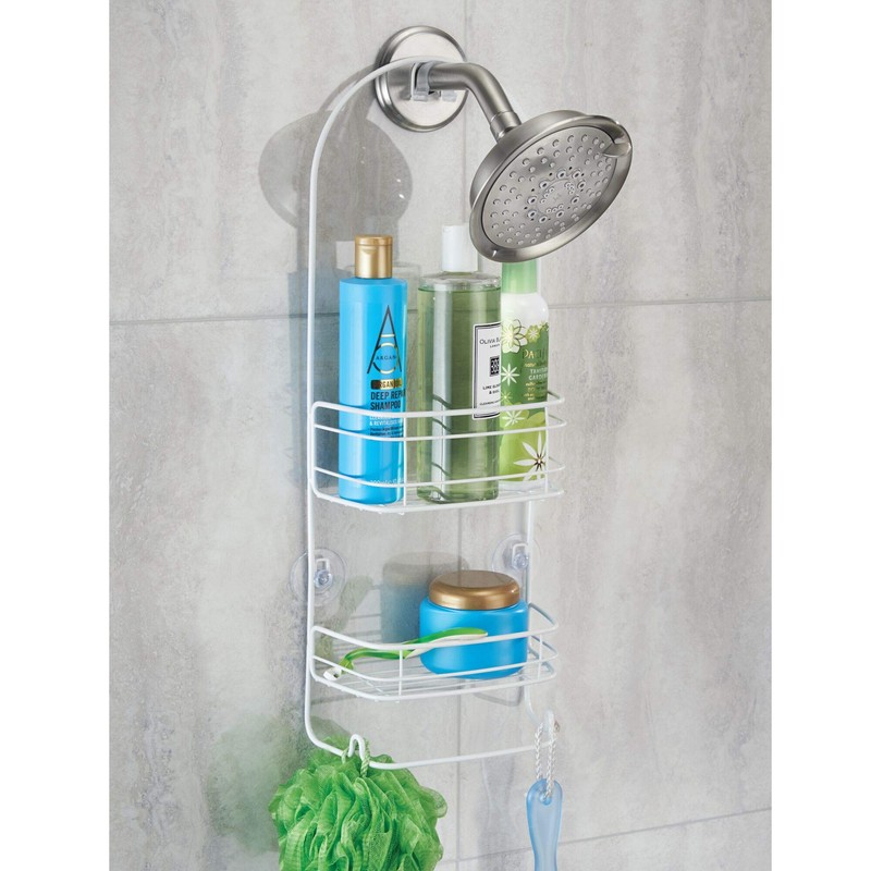 InterDesign 58652 Rondo Bathroom Shower Caddy for Shampoo, Conditioner, Soap