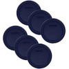 Pyrex Blue 2 Cup Round Storage Cover #7200-PC for Glass