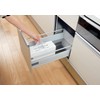Richell Totono N Plastic Bag Storage Case for Drawers, White,