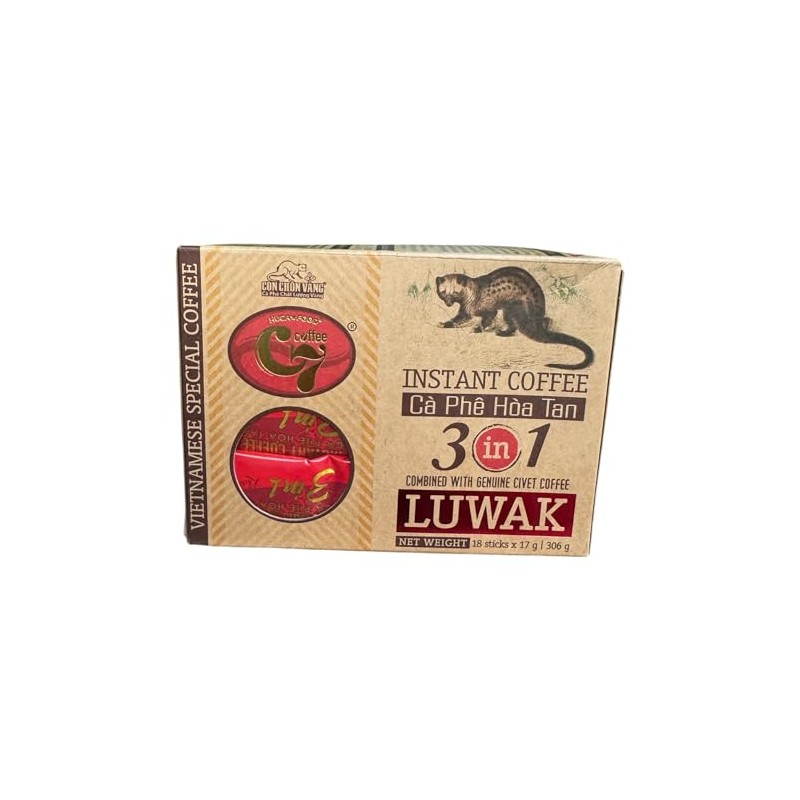 Vietnamese Special Instant Coffee 3 In 1 Luwak - Cafe