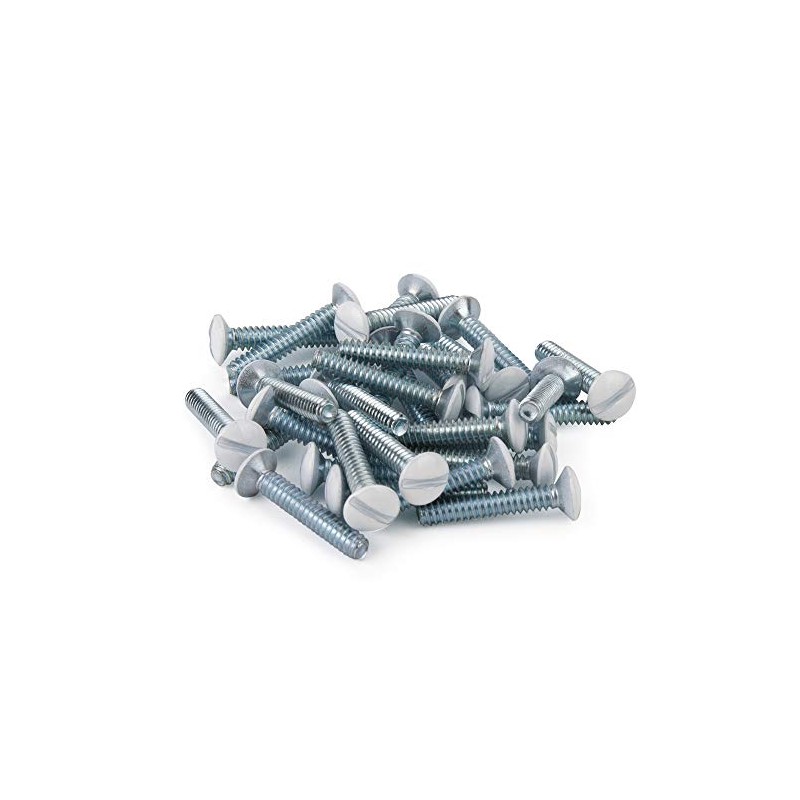 Henne Bery 3/4" Long 6-32 Thread, Oval Head Milled Slot