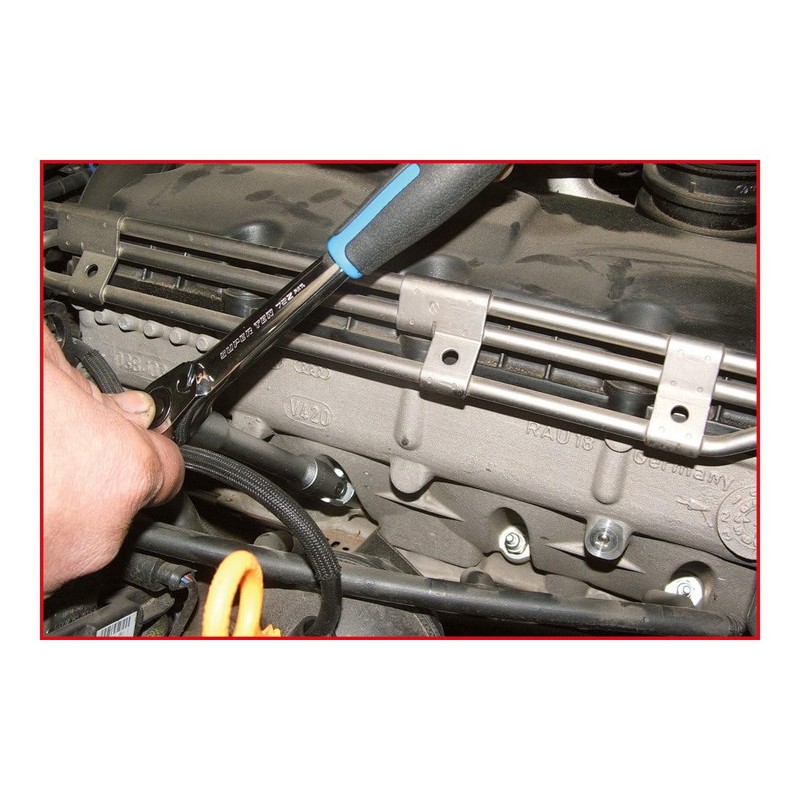 KS Tools 500.7312 Glowplug socket, long, 150mm, 3/8", 9mm