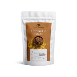 Yogiraj Seasonings Coriander Seeds 6 oz | Premium Quality Pure Indian Spice | 100% Natural, Raw & Gluten Free | Non-Irradiated Indian Dhania | Resealable Pack