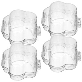 iplusmile Gas Stove Knob Covers for Child Safety - Universal Protective Stove Button Covers Baby Proof Oven Knob Locks Easy Installation Kitchen Safety 4 Pack