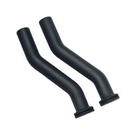 (2-pack) 596163 3-inch fuel pump vacuum hose, replacement lawn mower 596163 593998 797408, black