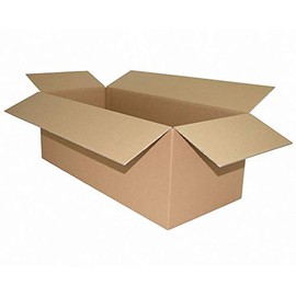 VEPATIM Folding Box 700 x 300 x 250 mm Single Corrugated Thick Wave Brown