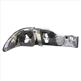 SPPC 4 Door Taillights G2 Black Assembly Set For Honda Accord - (Pair) Driver Left and Passenger Right Side Replacement