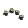Hihaha 4pcs Car Rubber Expansion Freeze Plug Fit 1-1/4"-1-3/8" 31mm-34mm