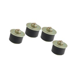 Hihaha 4pcs Car Rubber Expansion Freeze Plug Fit 1-1/4"-1-3/8" 31mm-34mm Durable Material