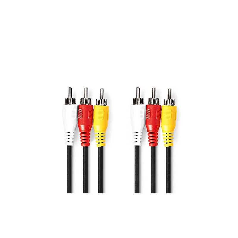 NEDIS Composite Video Cable | 3 x RCA Male |