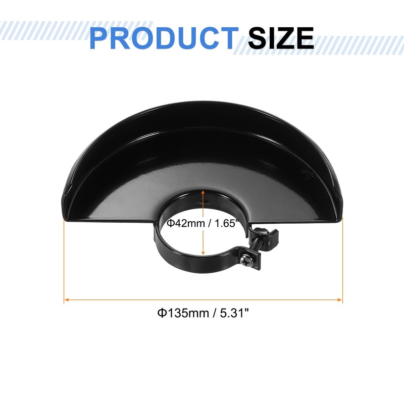 sourcing map Grinder Guard 5" 135mm Dia Metal Angle Grinder