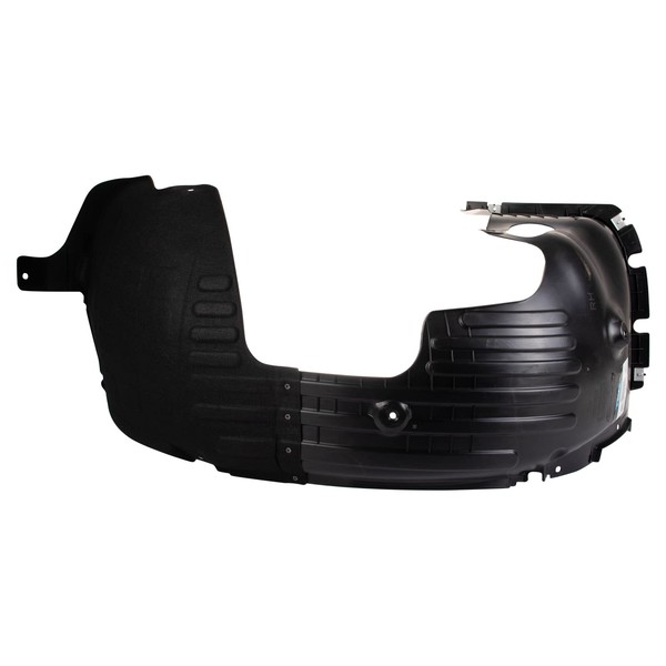 TRQ Front Right Inner Fender Liner Black Passenger Side Compatible