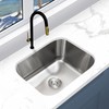 KABCO 23 Inch Stainless Steel Single Bowl Classic Kitchen Sink,