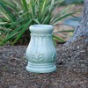 Alpine Corporation 12" Tall Indoor/Outdoor Roman Column Gazing Globe Display