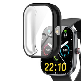 smaate smaate Watch Cases compatible with Soudorv Kuizil T70 1.91 Smart Watch, TPU Case with Screen Protector, Protecting Watch Body & Screen (Black)