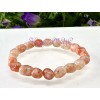 Sunstone Wholesale 6 Pcs Natural Sunstone Tumble 7.5” Crystal Bracelet