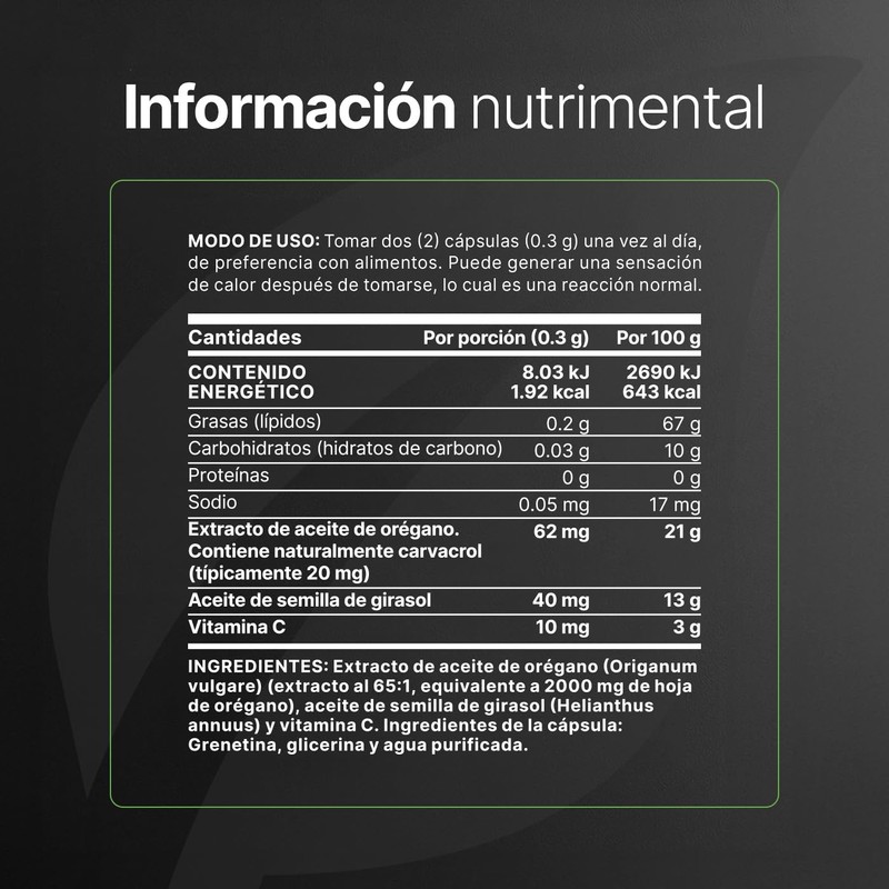 B Life Aceite de Orégano | 160 Cápsulas con Carvacol