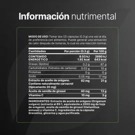 B Life Aceite de Orégano | 160 Cápsulas con Carvacol y Vitamina C | Extracto Concentrado y Alta Absorción | 300mg por porción.