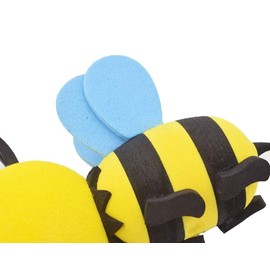 LATRAT 2 Pieces Cartoon Bee Foam Car Antenna Topper Honey Bumble Bee Antenna Ball Antenna Ball
