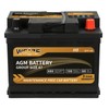 Weize Platinum AGM Battery BCI Group 47-12v 60ah H5 Size