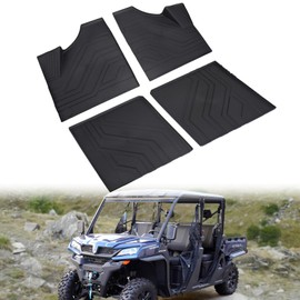A & UTV PRO 4PCS Floor Mats for CFMOTO UForce 1000 2019-2025, Front and Rear Floor Slush Liners All Weather TPE Material Protection for CF Moto UFORCE 1000 XL 2022-2025 Accessories,4 Seater