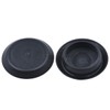 Rexka 100pcs 3/4" 0.75 inch Flush Mount Black Plastic Body