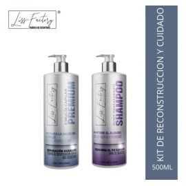Kit Cirugía Capilar Liss-factory 500ml  Shampoo Post 500ml                                                                                            
