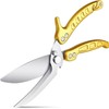 DRAGON RIOT Poultry Shears - Heavy Duty, Gold Chicken Poultry