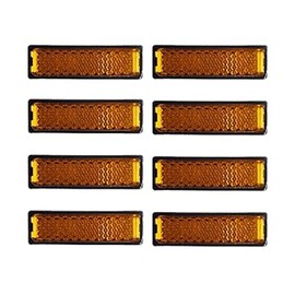 8 Piece Pedal Reflectors Bicycle Rear Reflector Bicycle Pedals, Reflector, Night Safety Warning Pedal, Equipment Bicycle Traffic Safe, Foot Reflector Set