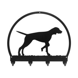 SWEN Products English Pointer Metal Key Chain Hanger - Leash Holder