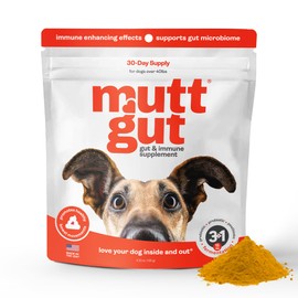 All Natural 3 in 1 Probiotics for Dogs-Postbiotic Powder Supplement-Made in USA- Digestive Enzymes Made with 135 Billion CFUs, Plant-Based Anti-Diarrhea & Antioxidant Dogs Probiotic(120g)