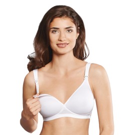 Anita Maternity Women's Miss Anita Nursing Bra, White (Weiß 006), 40D (Size: 90D)