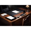 Dacasso Pad with Side Rails Luxury Leather Blotter for Writing-Executive