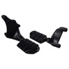 WOWTK Rear Passenger Footpegs Foot Rests Pedal Mount Fits for