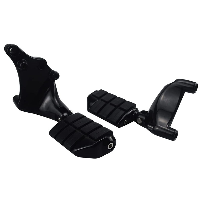 WOWTK Rear Passenger Footpegs Foot Rests Pedal Mount Fits for